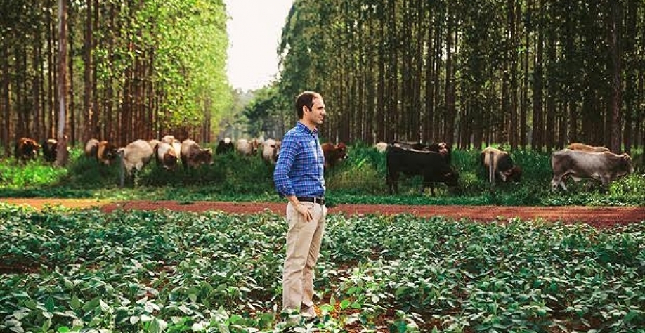  Daniel Pereira Wolf, diretor da Fortuna Nutrição Animal, na Fazenda Gamada, que aplica método ILPF