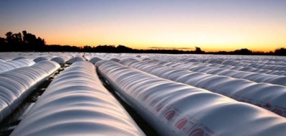 Demanda no país por silos-bolsa dobrou em 2017