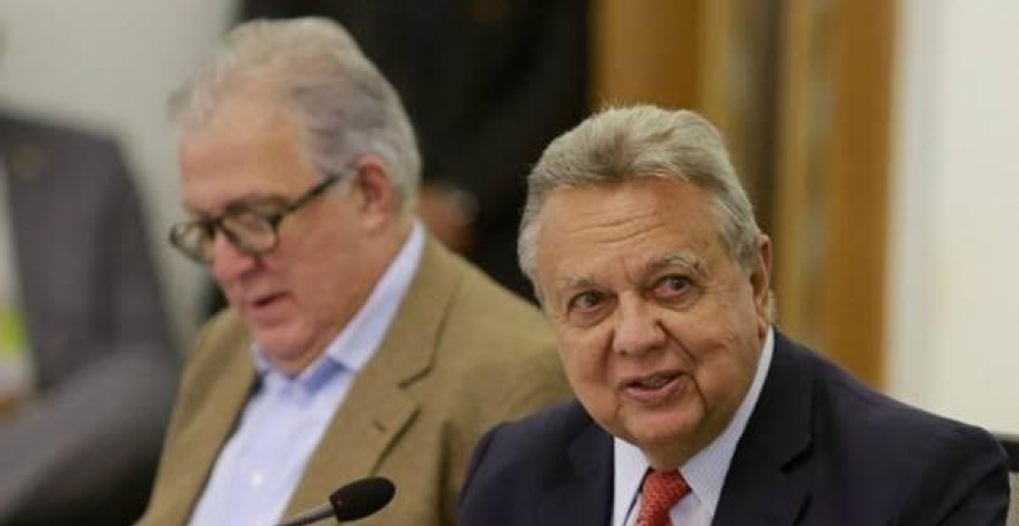 Antonio Alvarenga, presidente da Sociedade Nacional de Agricultura, e o ex-ministro Roberto Rodrigues, novo membro do Conselho.