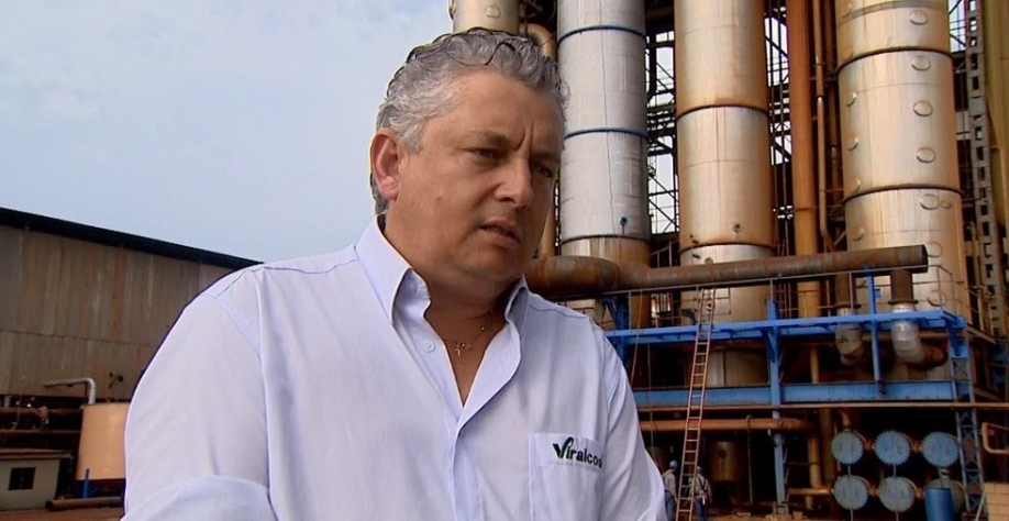 O diretor industrial da Viralcool, em Pitangueiras (SP), Nadir Nascimento Junior
