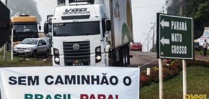 Caminhoneiros prometem parar por conta de aumentos no diesel
