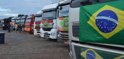 Caminhoneiros autônomos fazem paralisação nacional a partir das 6h de hoje