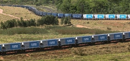 Rumo aumenta em 28% sua movimentação de grãos no porto de Santos