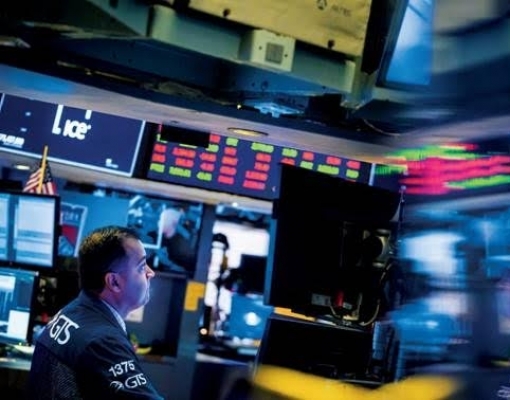 SOLUÇO OU RECESSÃO - A bolsa de Nova York em queda: o faturamento das empresas ficou abaixo das expectativas