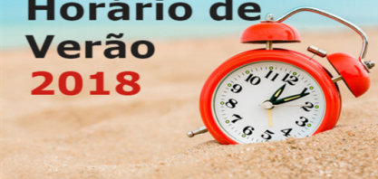 Horário de verão começa no domingo