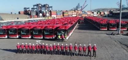 Chile lança a maior frota de ônibus 100% elétricos da América Latina