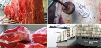 Carnes: Exportação recorde de bovina; suína sobe e frango cai