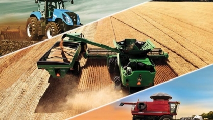 Venda de máquinas agrícolas crescem 24% no 1º trimestre sobre ano anterior