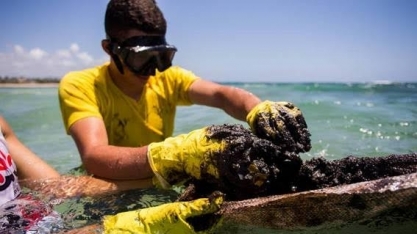 Universidade afirma ter identificado navio que derramou óleo no litoral