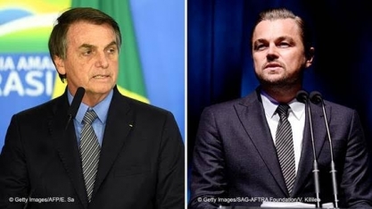 Bolsonaro acusa DiCaprio de financiar incêndios na Amazônia e ator rebate