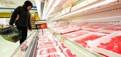 Importações de carne suína da China disparam em dezembro