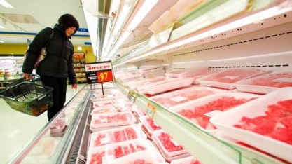 Importações de carne suína da China disparam em dezembro