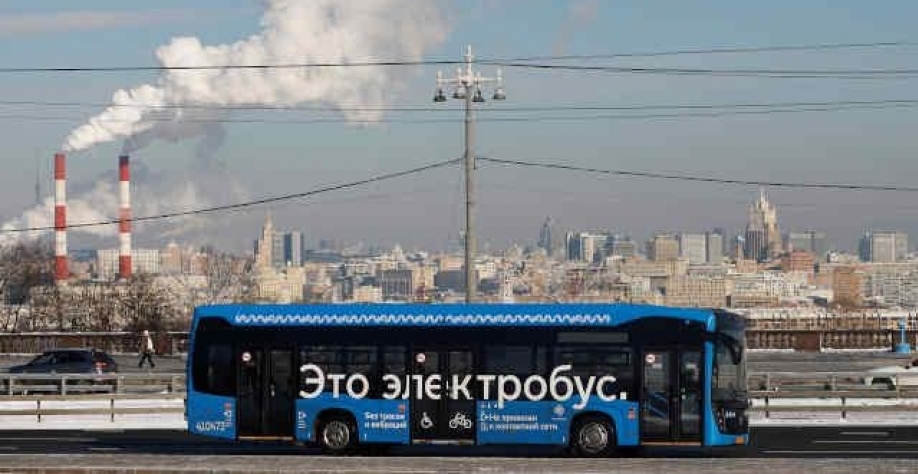 Moscou terá toda frota de ônibus urbanos movida por eletricidade até 2030 