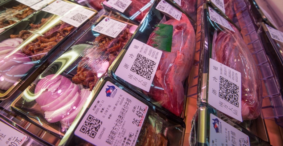 Importações de carne pela China em março superam marca de 1 milhão de t