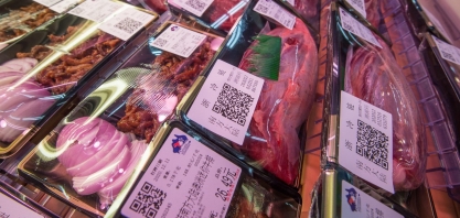 Importações de carne pela China em março superam marca de 1 milhão de t