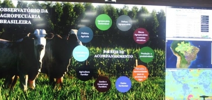 Observatório da Agropecuária integra dados de 200 bases estratégicas