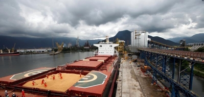 Importações chinesas de soja do Brasil crescem 82% em maio ante abril