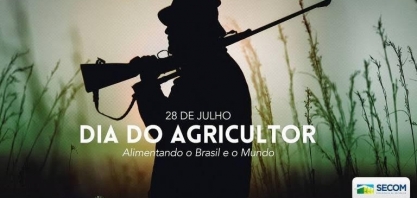Governo usa imagem de homem armado para homenagear agricultores