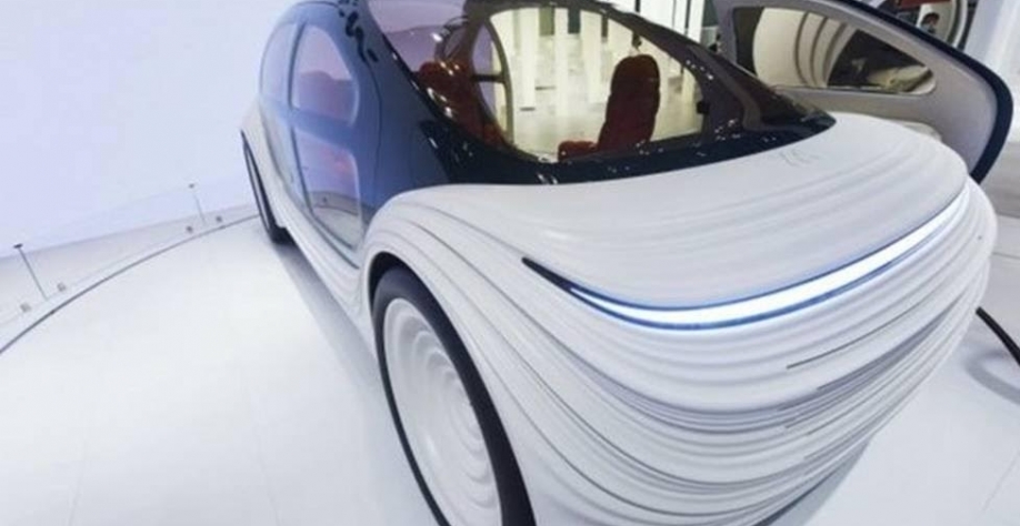 O carro futurista que 'come' poluição