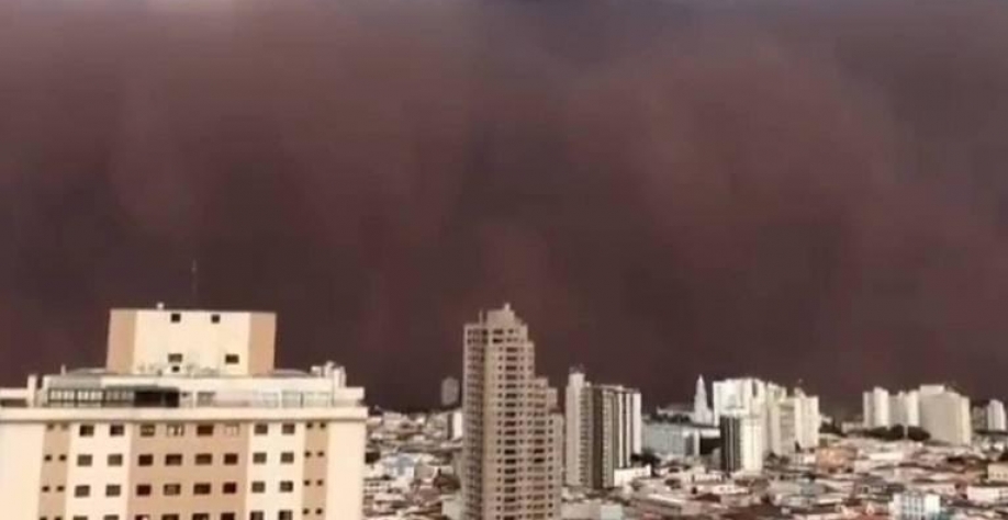  Tempestade de terra em Franca me fez ter vergonha de ser do interior de SP