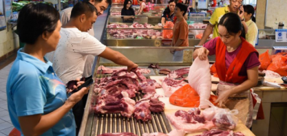 Produção de carne suína da China salta 29% em 2021