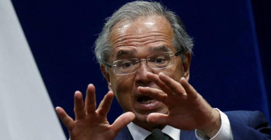 Ministro Paulo Guedes (Economia) discursa durante evento em Brasília  REUTERS Adriano Machado - REUTERS