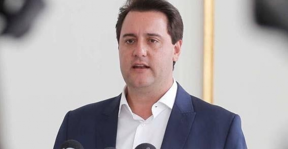 O governador do Paraná, Ratinho Júnior (PSD), que foi reeleito em outubro para um segundo mandato - Arnaldo Alves/ ANPR