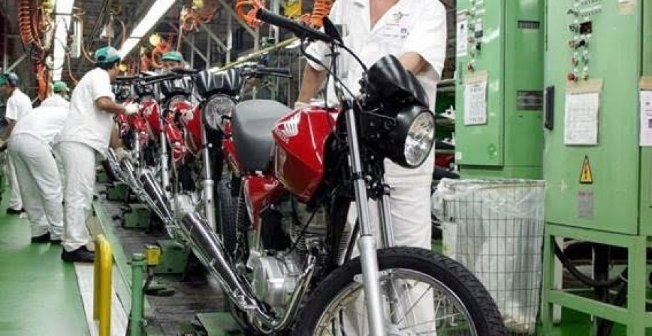 Produção de motocicletas tem alta de 18,2% em 2022
