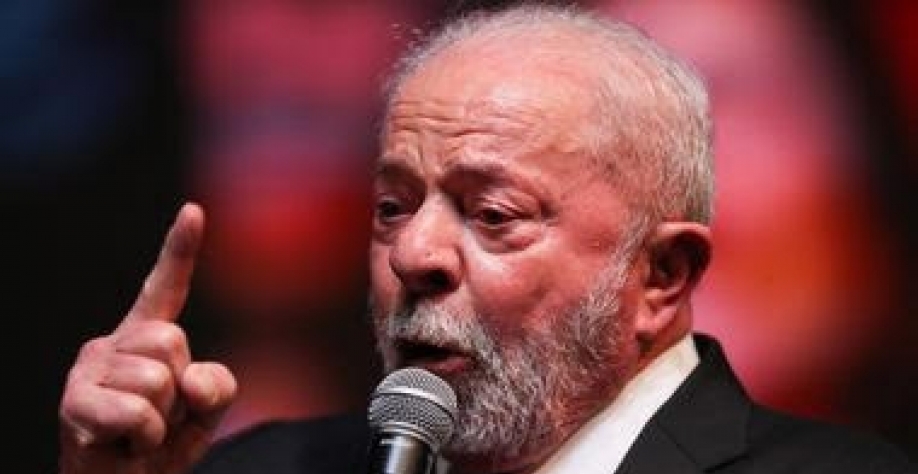 O presidente Lula durante a festa do 43° aniversario do Partido dos Trabalhadores (PT) na noite de segunda-feira, 13. Foto: Wilton Junior/Estadão