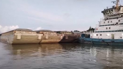 Comboio gigante começa a transportar grãos em rios da Região Norte