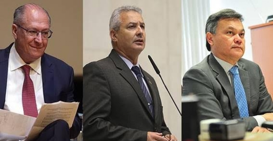 Vice-presidente Geraldo Alckmin, deputado federal Coronel Telhada (PL-SP) e promotor Lincoln Gakiya integram lista de autoridades que deveriam ser mortas pelo PCC. Foto Estadão