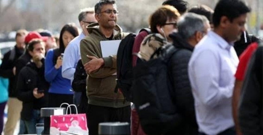 Correntistas do Silicon Valley Bank fizeram fila para sacar dinheiro. Getty Images
