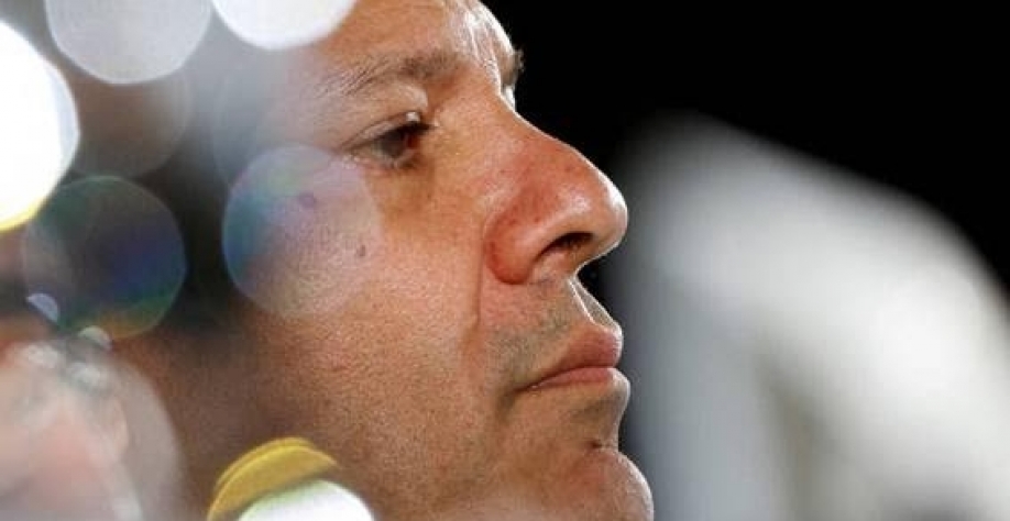 O ministro da Fazenda, Fernando Haddad, durante reunião com prefeitos em Brasília - Adriano Machado/Reuters