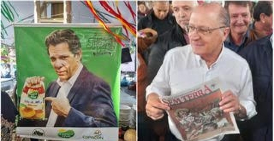 Haddad vira 'garoto propaganda' de feira do MST, que tem presença de Alckmin questionada por bancada ruralista. Foto- Gustavo Queiroz e Isabella Alonso Panho-Estadão