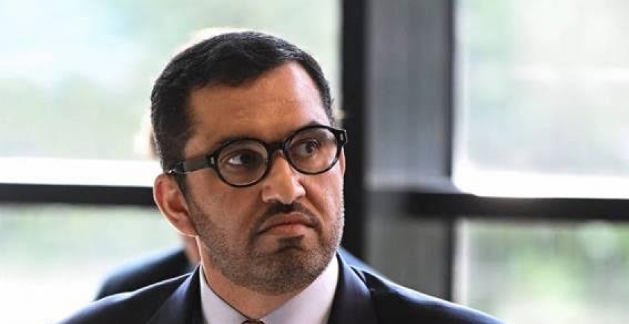 O presidente da COP28, Sultan al-Jaber, na Conferência sobre Mudança Climática em Bonn, na Alemanha, na última quinta (8); ele também é chefe da gigante estatal do petróleo Abu Dhabi National Oil Company (Adnoc) - Jana Rodenbusch - 8.jun.2023/Reuters