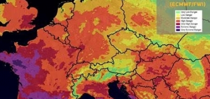 Temperatura na Europa sobe mais que o dobro da média mundial