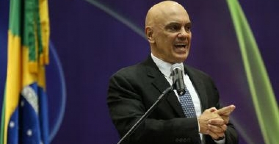 O presidente do Tribunal Superior Eleitoral (TSE), ministro Alexandre de Moraes, foi à Itália para uma palestra em fórum jurídico e acabou sendo hostilizado por brasileiros no aeroporto de Roma.  Foto Wilton Junior