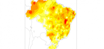 Brasil tem áreas que já estão até 3°C mais quentes, aponta análise do Inpe