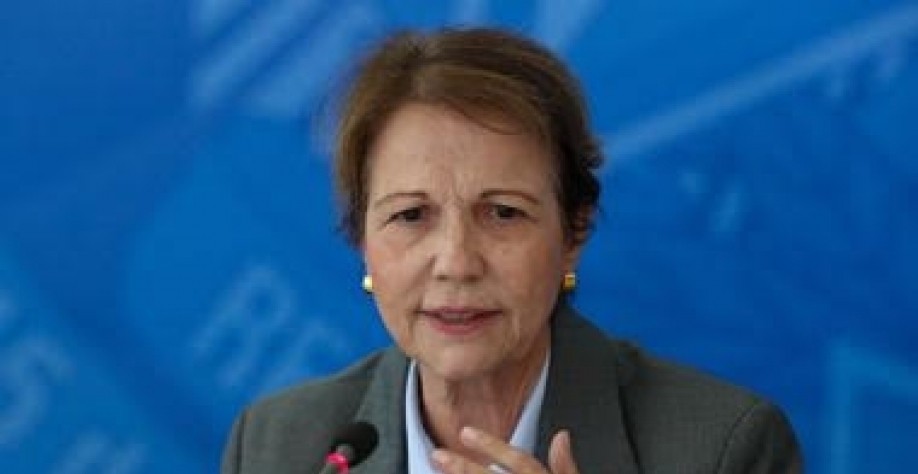 A ministra da Agricultura, Tereza Cristina; eventual falta de fertilizantes não vai afetar safra atual. Foto Isac Nóbrega-PR - 6.10.2021