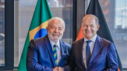 Lula diz a premiê alemão que quer fechar acordo UE-Mercosul neste ano