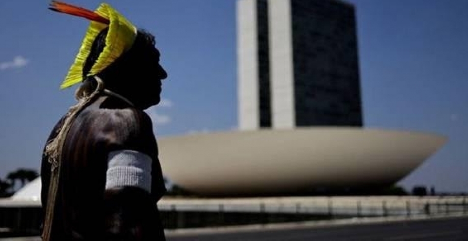 Logo após votação no STF, parlamentares se mobilizaram contra o marco temporal. Foto Ueslei Marcelino