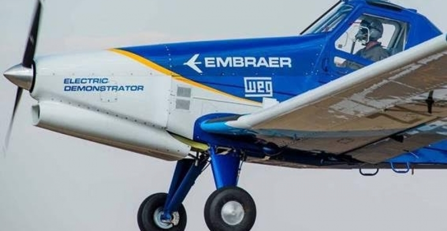 Embraer vai mostrar seu avião elétrico ao público pela primeira vez