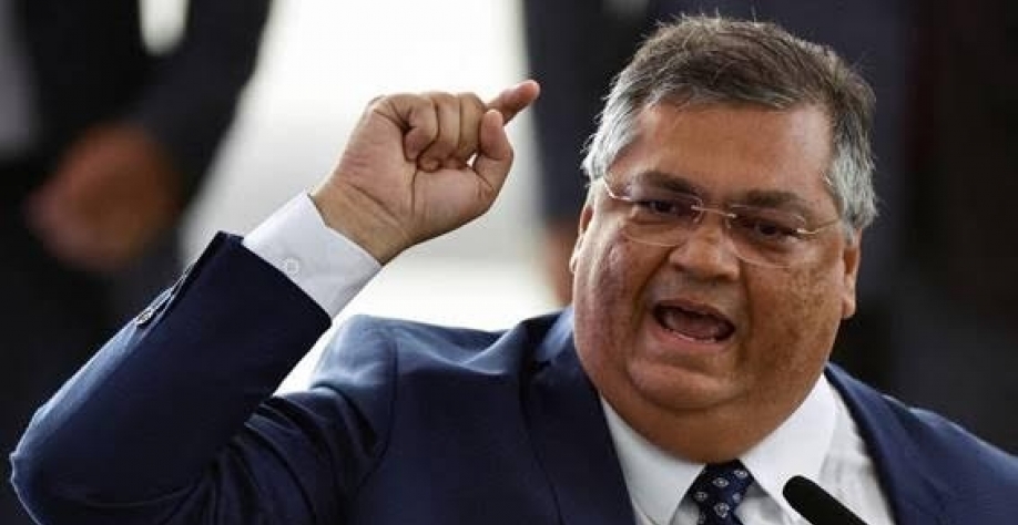 O ministro da Justiça, Flávio Dino, em cerimônia no Planalto – Foto Ueslei Marcelino-21.jul.23