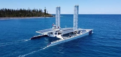 Primeiro navio movido a hidrogênio verde chega ao Brasil defendendo etanol