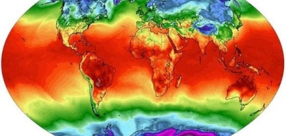 Temperatura diária global fica 2°C acima da era pré-industrial pela 1º vez