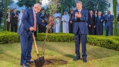 Lula planta pé de oliveira e pergunta quando nascem as uvas; veja vídeo