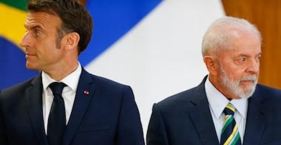 Macron e Lula estão de lados opostos no assunto que realmente interessa