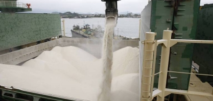 Açúcar: Exportação em março sobe 48,8% em volume e 77,2% em receita 