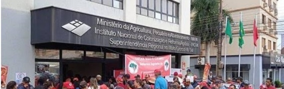 MST invade sede do Incra em Mato Grosso do Sul e pressiona governo