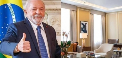 Lula se hospeda com Janja em suíte com diária de R$ 43.986,60. Foto Blog O Antagonista